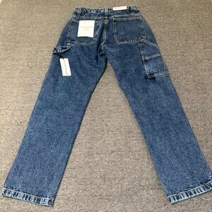 Paper Denim & Cloth Carpenter Jeans Mens 28x30 Blue Denim Relaxed Tapered Fit